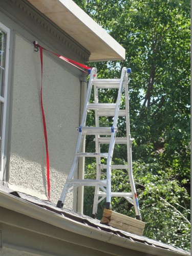 Saint Louis Home Inspections Improper Ladder Use